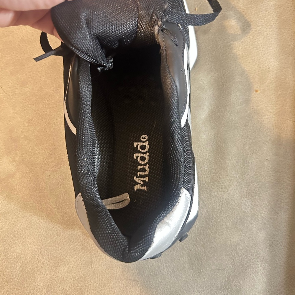 Mudd Black and Silver Athletic Shoes